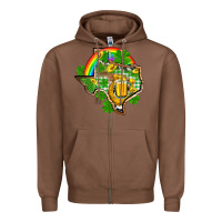 Chestnut Texas St. Patrick's Day Zipper Hoodie - OliviaCreatesArt