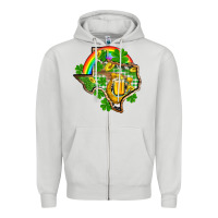 Texas St. Patrick's Day Zipper Hoodie | Teevron