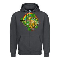 Smoke Texas St. Patrick's Day Zipper Hoodie - OliviaCreatesArt