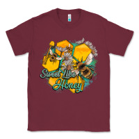 Burgundy sweet like honey Classic Tee - Artiststas