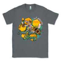 Charcoal Heather sweet like honey Classic Tee - Artiststas