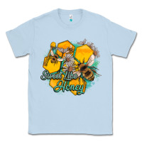 Dusty Blue sweet like honey Classic Tee - Artiststas