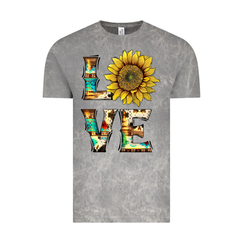 Western Love With Sunflower Vintage Tee by Artiststas | Teevron