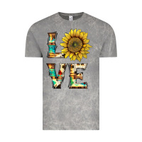 Cloud Rock western love with sunflower Vintage Tee - Artiststas