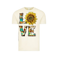 Vintage Arctic western love with sunflower Vintage Tee - Artiststas