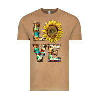 Vintage Camel western love with sunflower Vintage Tee - Artiststas