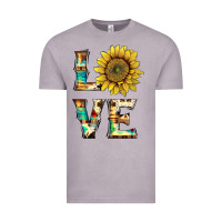 Vintage Zinc western love with sunflower Vintage Tee - Artiststas