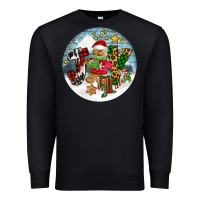Black Joy gingerbread Premium Sweatshirt - FaDigitalArtStudio