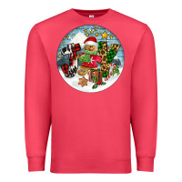 Cardinal Joy gingerbread Premium Sweatshirt - FaDigitalArtStudio