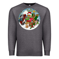 Charcoal Heather Joy gingerbread Premium Sweatshirt - FaDigitalArtStudio