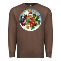 Chestnut Joy gingerbread Premium Sweatshirt - FaDigitalArtStudio