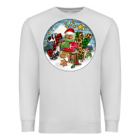 Dove Grey Joy gingerbread Premium Sweatshirt - FaDigitalArtStudio