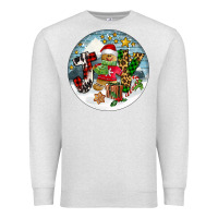 Oatmeal Heather Joy gingerbread Premium Sweatshirt - FaDigitalArtStudio