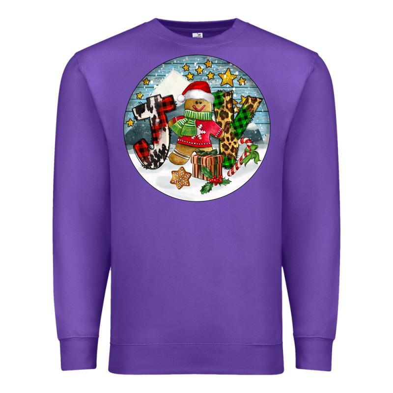 Joy Gingerbread Premium Sweatshirt by FaDigitalArtStudio | Teevron
