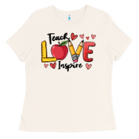 Bone teach love inspire Ladies Tee - MaliasSmallBusiness