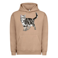 Pigment Burro American Shorthair Cat Urban Hoodie - LillyAllenDesigns