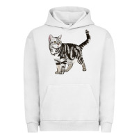 Pigment Lunar Rock American Shorthair Cat Urban Hoodie - LillyAllenDesigns