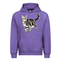 Tulip American Shorthair Cat Urban Hoodie - LillyAllenDesigns