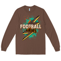 Chestnut Football vibes Long Sleeve Tee - NancyCooperArtShop