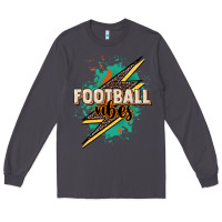 Smoke Football vibes Long Sleeve Tee - NancyCooperArtShop