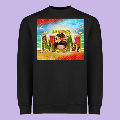 Summer Mom Heavyweight Sweatshirt Designed By Tumblerdesignbyshophia