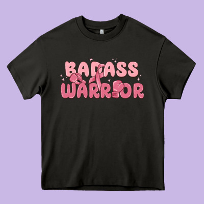 Badass Warrior Heavy Core Tee Designed By Maliassmallbusiness