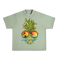 Oil Green pineapple summer Urban Heavy Tee - BarkalooDesign