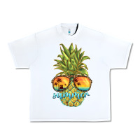 White pineapple summer Urban Heavy Tee - BarkalooDesign