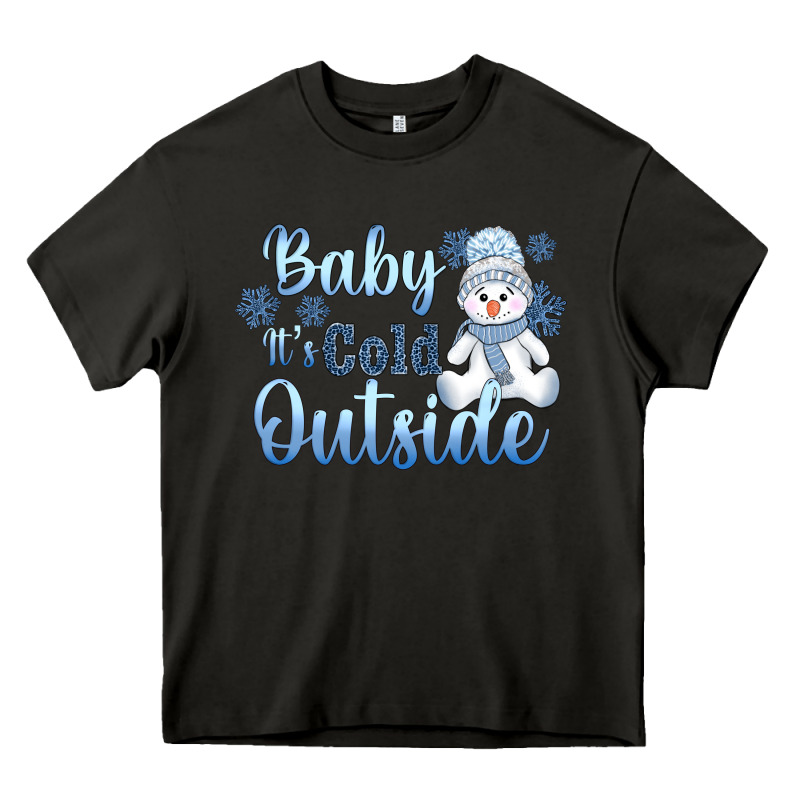 Baby It's Cold Outside Heavy Core Tee by AdoDesignShop | Teevron