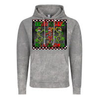 Cloud Rock dead inside but it's Christmas dancing skeletons Vintage Hoodie - BarkalooDesign