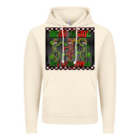Vintage Artic dead inside but it's Christmas dancing skeletons Vintage Hoodie - BarkalooDesign