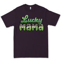Plum lucky mama Premium Tee - MaliasSmallBusiness