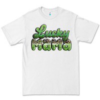 White lucky mama Premium Tee - MaliasSmallBusiness
