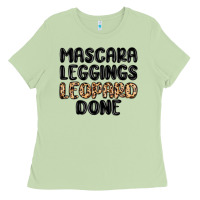 Matcha mascara leopard done Ladies Tee - MaliasSmallBusiness