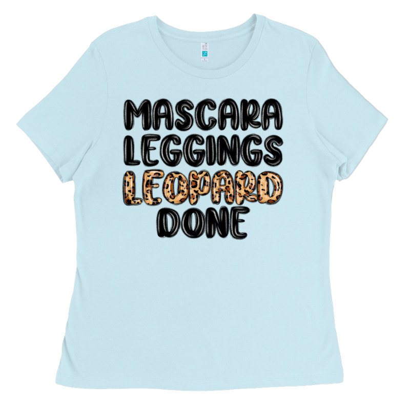 Mascara Leopard Done Ladies Tee by MaliasSmallBusiness | Teevron