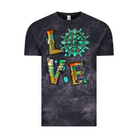 Cloud Black love with gemstone Vintage Tee - Artiststas