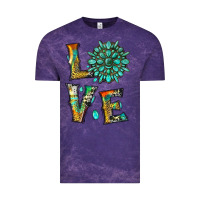 Cloud Purple love with gemstone Vintage Tee - Artiststas