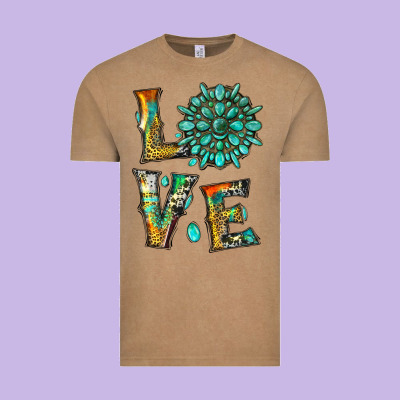 Love With Gemstone Vintage Tee Designed By Artiststas