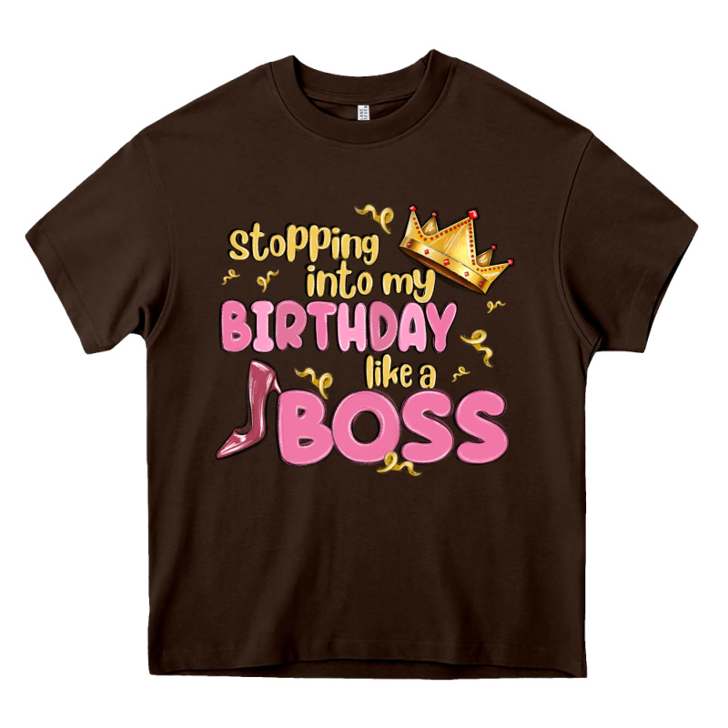 Birthday Boss Heavy Core Tee by MaliasSmallBusiness | Teevron