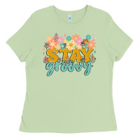 Matcha stay groovy Ladies Tee - MaliasSmallBusiness