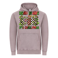 Dead Inside But It's Christmas Dancing Skeletons Vintage Hoodie | Teevron