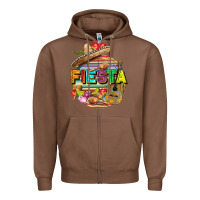 Chestnut Fiesta Zipper Hoodie - FaDigitalArtStudio