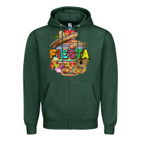 Sports Green Fiesta Zipper Hoodie - FaDigitalArtStudio
