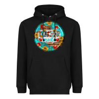 Black teacher mode earrings Heavyweight Hoodie - BundleAndBundleShop