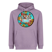 Lavender teacher mode earrings Heavyweight Hoodie - BundleAndBundleShop