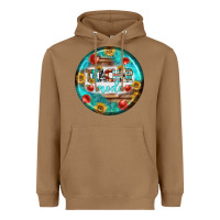 Toasted Coconut teacher mode earrings Heavyweight Hoodie - BundleAndBundleShop