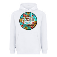 White teacher mode earrings Heavyweight Hoodie - BundleAndBundleShop