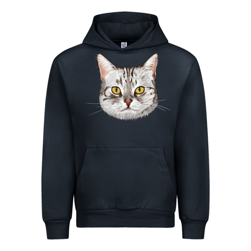 American Shorthair Cat Face Urban Hoodie by LillyAllenDesigns | Teevron