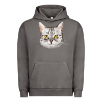 Pigment Tornado American Shorthair Cat Face Urban Hoodie - LillyAllenDesigns