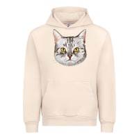 Sandshell American Shorthair Cat Face Urban Hoodie - LillyAllenDesigns